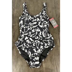 New Hurley Ladies Women's One Piece Swimsuit XSmall XS Ink Fresco HSO1030 NWT